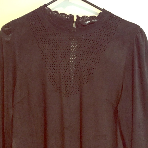 Zara Dresses & Skirts - Zara black suede dress